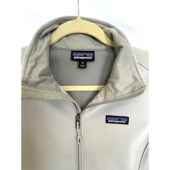 Patagonia Sidesend Soft Shell Jacket Light Grey Women's XS - Picture 5 of 5